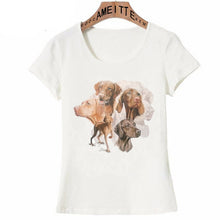 Load image into Gallery viewer, Vizsla Love Womens T Shirt-Apparel-Apparel, Dogs, T Shirt, Vizsla, Z1-2
