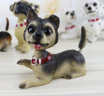 Waggling Tail and Nodding Head West Highland Terrier BobbleheadCar AccessoriesGerman Shepherd