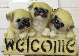 Warm Pug Welcome Statue-Home Decor-Dogs, Home Decor, Pug, Statue-10