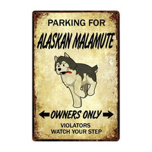Load image into Gallery viewer, Weimaraner Love Reserved Parking Sign BoardCar AccessoriesMalamuteOne Size