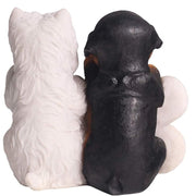 West Highland Terrier and Rottweiler Welcome Garden Statue-Home Decor-Dogs, Home Decor, Rottweiler, Statue, West Highland Terrier-6