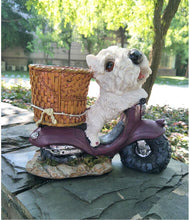 Load image into Gallery viewer, West Highland Terrier Delivery Garden Statue-Home Decor-Dogs, Home Decor, Statue, West Highland Terrier-3