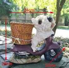 Load image into Gallery viewer, West Highland Terrier Delivery Garden Statue-Home Decor-Dogs, Home Decor, Statue, West Highland Terrier-4