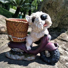 Load image into Gallery viewer, West Highland Terrier Delivery Garden Statue-Home Decor-Dogs, Home Decor, Statue, West Highland Terrier-6