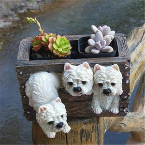 West Highland Terrier Love Multipurpose Decorative Flower Pot or Storage BoxHome Decor