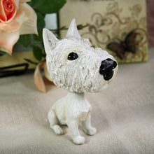 Load image into Gallery viewer, Image of an adorable realistic and lifelike Westie bobblehead