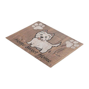 Home Sweet Home West Highland Terrier Doormat-Home Decor-Dogs, Doormat, Home Decor, West Highland Terrier-2