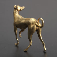 Load image into Gallery viewer, Whippet / Grey Hound Love Mini Copper FigurineHome Decor