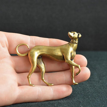 Whippet Grey Hound Love Mini Copper Figurine Home Decor Ilovemypet 739519 360x