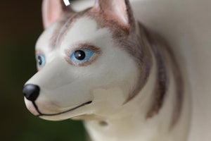 White Husky Love 3D Ceramic CupMug