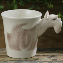 Load image into Gallery viewer, White Scotties / Scottish Terrier Love 3D Ceramic CupMug