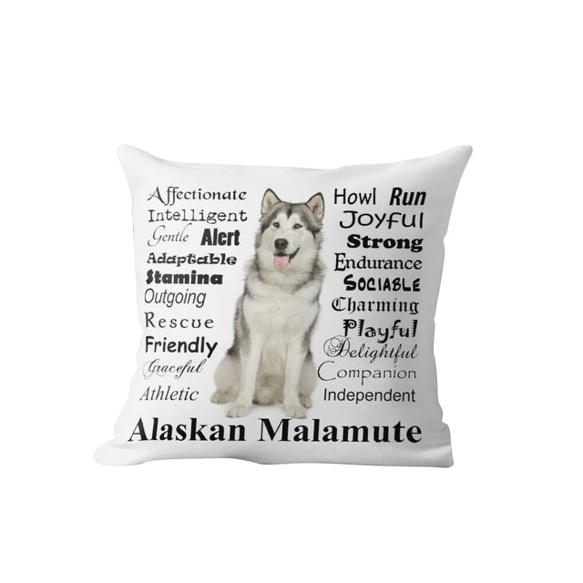 Why I Love My Alaskan Malamute Cushion Cover-Home Decor-Alaskan Malamute, Cushion Cover, Dogs, Home Decor, Siberian Husky-One Size-Alaskan Malamute-1