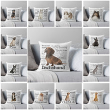 Load image into Gallery viewer, Why I Love My Basset Hound Cushion Cover-Home Decor-Basset Hound, Cushion Cover, Dogs, Home Decor-2