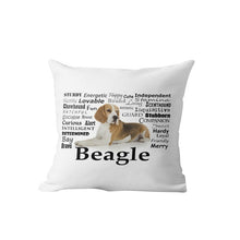 Load image into Gallery viewer, Why I Love My Basset Hound Cushion Cover-Home Decor-Basset Hound, Cushion Cover, Dogs, Home Decor-One Size-Beagle-4