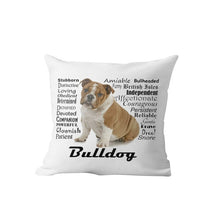 Load image into Gallery viewer, Why I Love My Black Labrador Cushion Cover-Home Decor-Black Labrador, Cushion Cover, Dogs, Home Decor, Labrador-One Size-English Bulldog-15