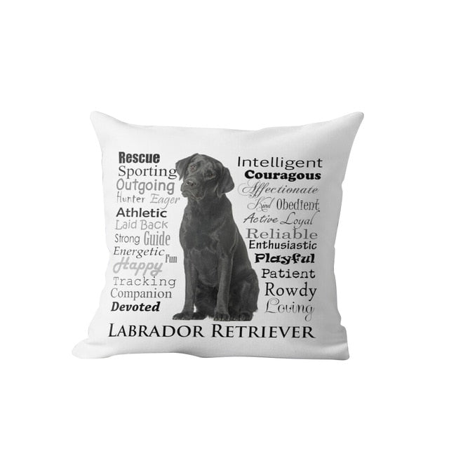 Why I Love My Black Labrador Cushion Cover-Home Decor-Black Labrador, Cushion Cover, Dogs, Home Decor, Labrador-One Size-Labrador - Black-1