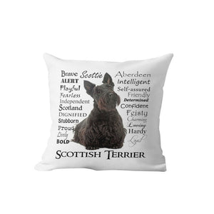 Why I Love My Boston Terrier Cushion Cover-Home Decor-Boston Terrier, Cushion Cover, Dogs, Home Decor-One Size-Scottish Terrier-24