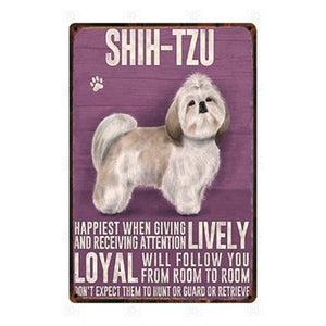 Why I Love My Chocolate Labrador Tin Poster - Series 1-Sign Board-Chocolate Labrador, Dogs, Home Decor, Labrador, Sign Board-Shih Tzu-25