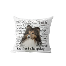 Load image into Gallery viewer, Why I Love My Dachshund Cushion Cover-Home Decor-Cushion Cover, Dachshund, Dogs, Home Decor-One Size-Shetland Sheepdog-14