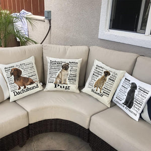 Why I Love My Dachshund Cushion Cover-Home Decor-Cushion Cover, Dachshund, Dogs, Home Decor-5