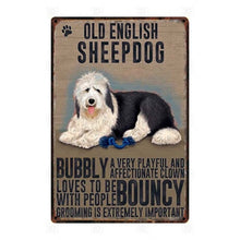 Load image into Gallery viewer, Why I Love My Jack Russell Terrier Tin Poster - Series 1-Sign Board-Dogs, Home Decor, Jack Russell Terrier, Sign Board-Old English Sheepdog-23