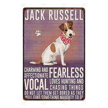 Load image into Gallery viewer, Why I Love My Jack Russell Terrier Tin Poster - Series 1-Sign Board-Dogs, Home Decor, Jack Russell Terrier, Sign Board-3