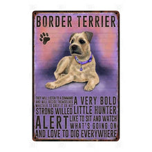 Load image into Gallery viewer, Why I Love My Jack Russell Terrier Tin Poster - Series 1-Sign Board-Dogs, Home Decor, Jack Russell Terrier, Sign Board-Border Terrier-6