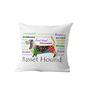 Why I Love My Mastiff Cushion Cover-Home Decor-Cushion Cover, Dogs, English Mastiff, Home Decor-One Size-Basset Hound-4