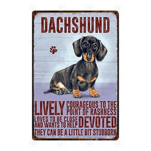 Why I Love My Shih Tzu Tin Poster - Series 1-Sign Board-Dogs, Home Decor, Shih Tzu, Sign Board-Dachshund-10
