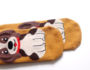 Womens Ankle Length Socks for Dog LoversSocks