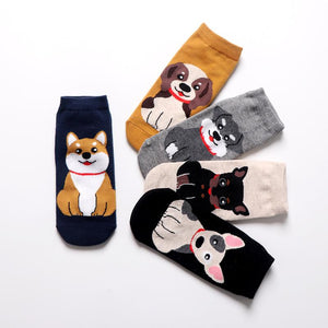 Womens Ankle Length Socks for Dog LoversSocks