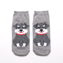 Load image into Gallery viewer, Womens Ankle Length Socks for Dog LoversSocksMini Schnauzer