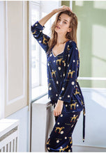 Load image into Gallery viewer, Yellow-Gold Dalmatian Pajama SetPajamas