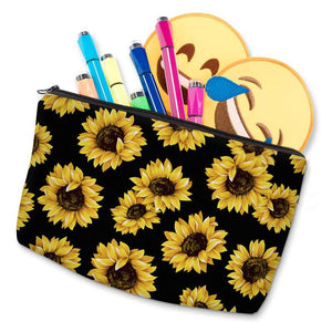 Yellow Labrador in Bloom Make Up BagAccessories