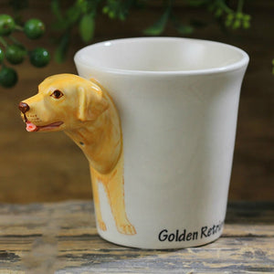 Yellow Labrador Love 3D Ceramic Cup-Mug-Dogs, Home Decor, Labrador, Mugs-4
