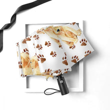 Load image into Gallery viewer, Yellow Labrador Love Automatic Umbrella-Accessories-Accessories, Dogs, Labrador, Umbrella-2