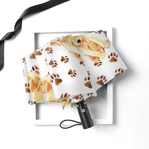 Yellow Labrador Love Automatic Umbrella-Accessories-Accessories, Dogs, Labrador, Umbrella-2