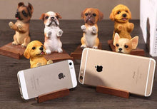 Load image into Gallery viewer, Yellow Labrador Love Resin and Wood Cell Phone HolderCell Phone Accessories