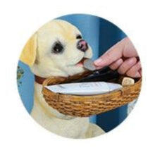 Load image into Gallery viewer, Yellow Labrador Love Tabletop Organiser &amp; Piggy Bank StatueHome Decor
