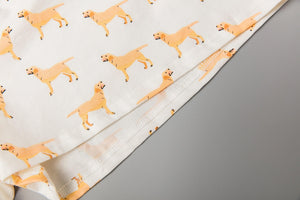 Yellow Labrador Mom Crop Top and Shorts Sleeping Set-Apparel-Apparel, Dogs, Labrador, Pajamas-7