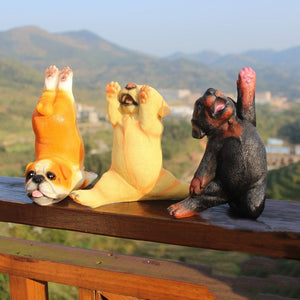 Yoga English Bulldog Garden Statue-Home Decor-Dogs, English Bulldog, Home Decor, Statue-7