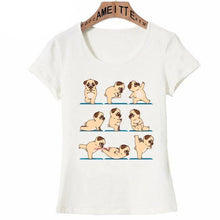 Load image into Gallery viewer, Yoga Pugs Womens T Shirt-Apparel-Apparel, Dogs, Pug, T Shirt, Z1-2