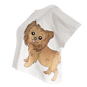 Yorkie Mom Crop Top and Shots Sleeping Set-Pajamas-Apparel, Dogs, Pajamas, Yorkshire Terrier-2