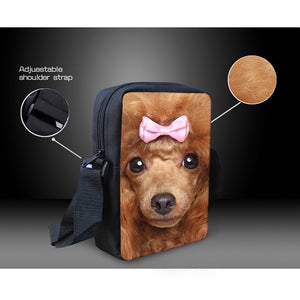 Yorkshire Terrier in Bloom Messenger Bag-Accessories-Accessories, Bags, Dogs, Yorkshire Terrier-4