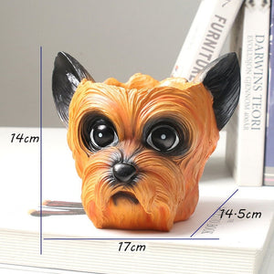 Yorkshire Terrier Love Decorative Flower Pot-Home Decor-Dogs, Flower Pot, Home Decor, Yorkshire Terrier-6
