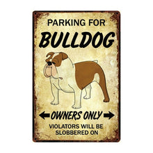 Load image into Gallery viewer, Yorkshire Terrier Love Reserved Parking Sign Board-Sign Board-Car Accessories, Dogs, Home Decor, Sign Board, Yorkshire Terrier-English Bulldog-One Size-12