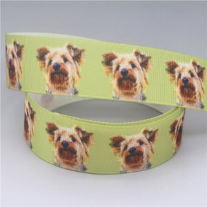 Yorkshire Terrier Love Printed Grosgrain Ribbon Roll-Accessories-Accessories, Dogs, Ribbon Roll, Yorkshire Terrier-2