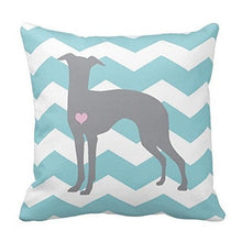 Load image into Gallery viewer, Zig Zag Whippet / Greyhound Love Cushion CoverCushion Cover